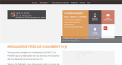 Desktop Screenshot of leboisetlamaison.com